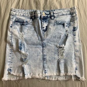 Rue 21 Acid Wash Jean Skirt